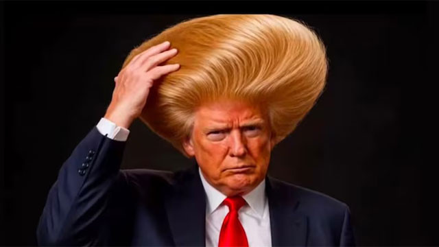 Donald Trump new hairstyle controversy Social media flooded with memes