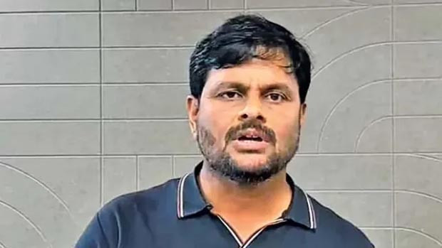 Chintada Ravikumar remanded for misbehavior with female SI Pravallika