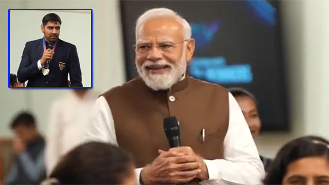 Narender Berwal makes PM Modi laugh heartily with funny story about his name