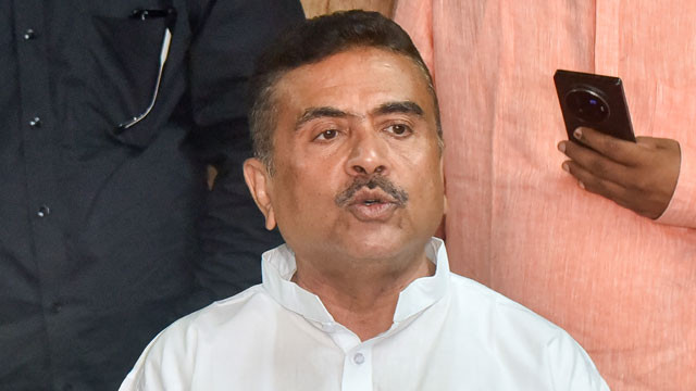 Wear headsets to avoid hearing thief slogans Suvendu Adhikari mocks Mamata