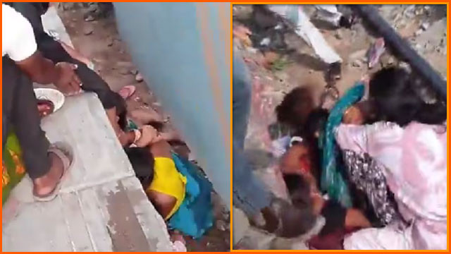 Children between train and platform mother risks life in heart-stopping video