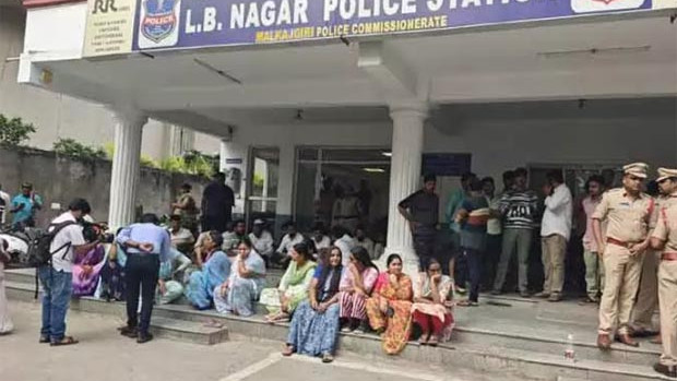 Tragedy in LB Nagar Constable commits suicide in ACP office