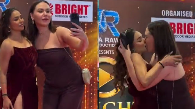 Nikita Rawal reacts for first time after female fan forcibly kisses her on lips
