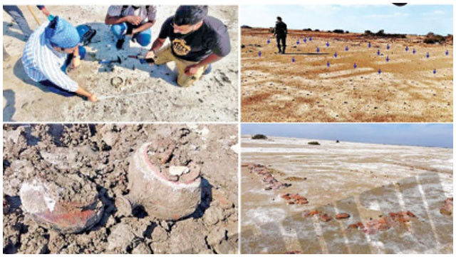 Medieval civilization discovered at Indo-Pak border with cemetery of 100 skeletons