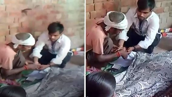 Mahendra forgets humanity uses dead fathers thumbprint for property