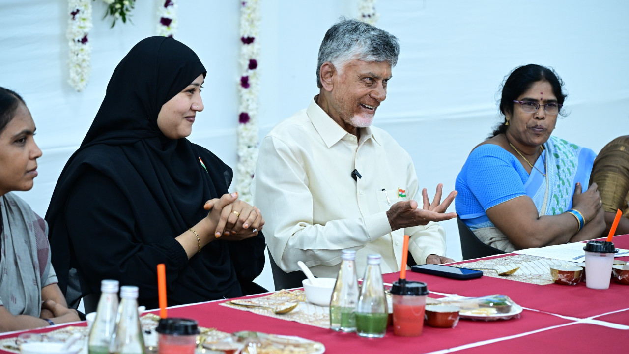 Chandrababu Naidu hosts High Tea for women at CM Camp Office photos