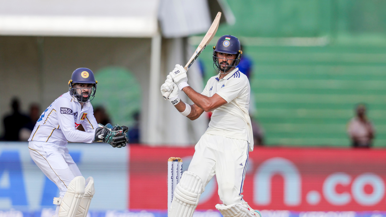 1st Test: Padikkal's maiden Test century helps India dominate proceedings against Sri Lanka