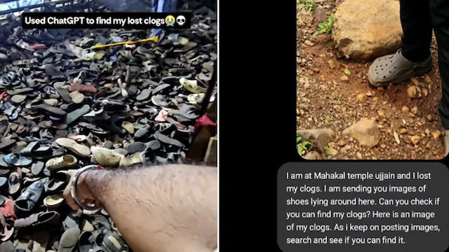 ChatGPT helps find lost slippers in next level technology usage