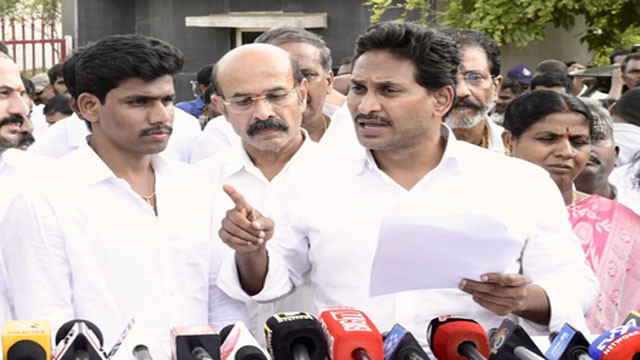 YS Jagan Mohan Reddy slams AP government over teacher suspension