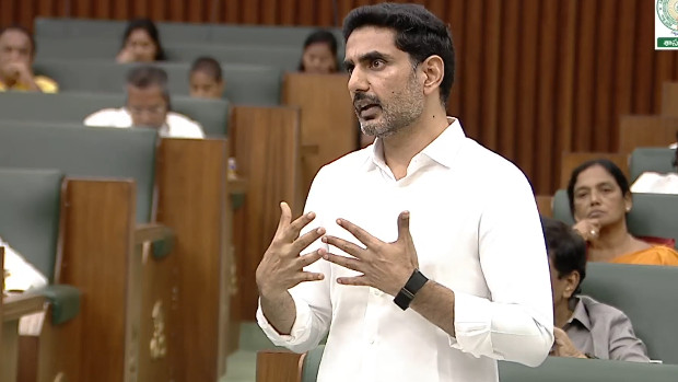 Nara Lokesh challenges Jagan for a debate inside or outside the assembly