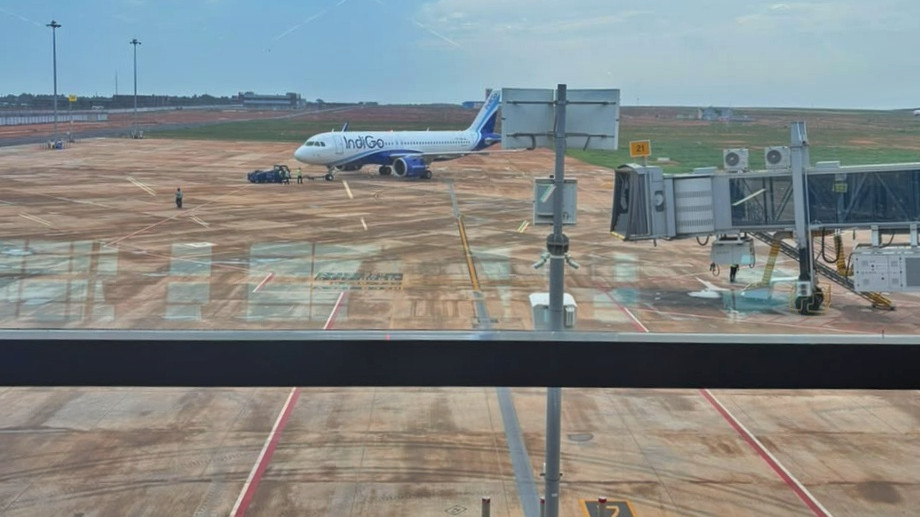 Bhogapuram International Airport flight services begin CM Chandrababu Naidu reacts