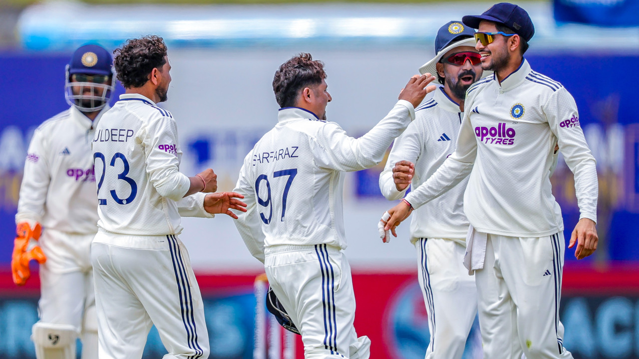 1st Test: Spinners on roll as India reduce Sri Lanka to 99/5 at lunch