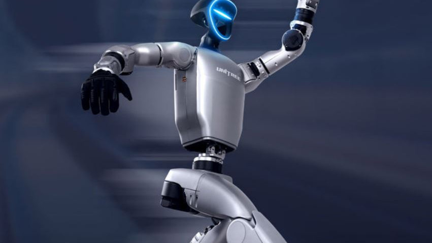 Unitree Robotics China robot jumps 2 meters and runs faster than Usain Bolt