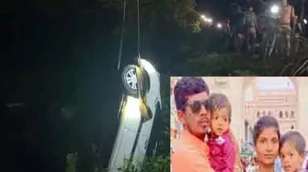 Siddipet District Tragedy Car Plunges Into Well