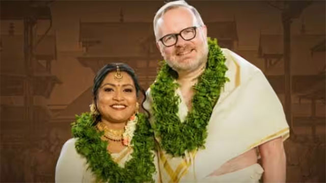 Martyn Day Scottish MP marries Indian woman at Kerala Guruvayur Temple after nine years