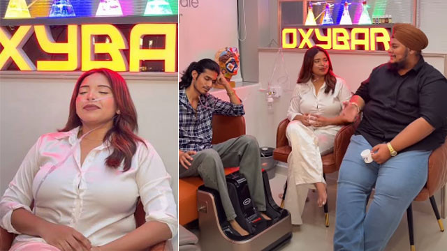 Oxygen Break like a Coffee Break Flavored Oxygen Bar at Nagpur Hospital Viral Video