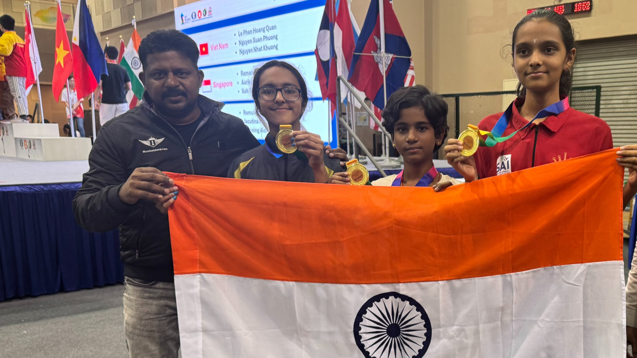 Indian U-11 girls team wins bronze at ASEAN Age Group Chess Championship