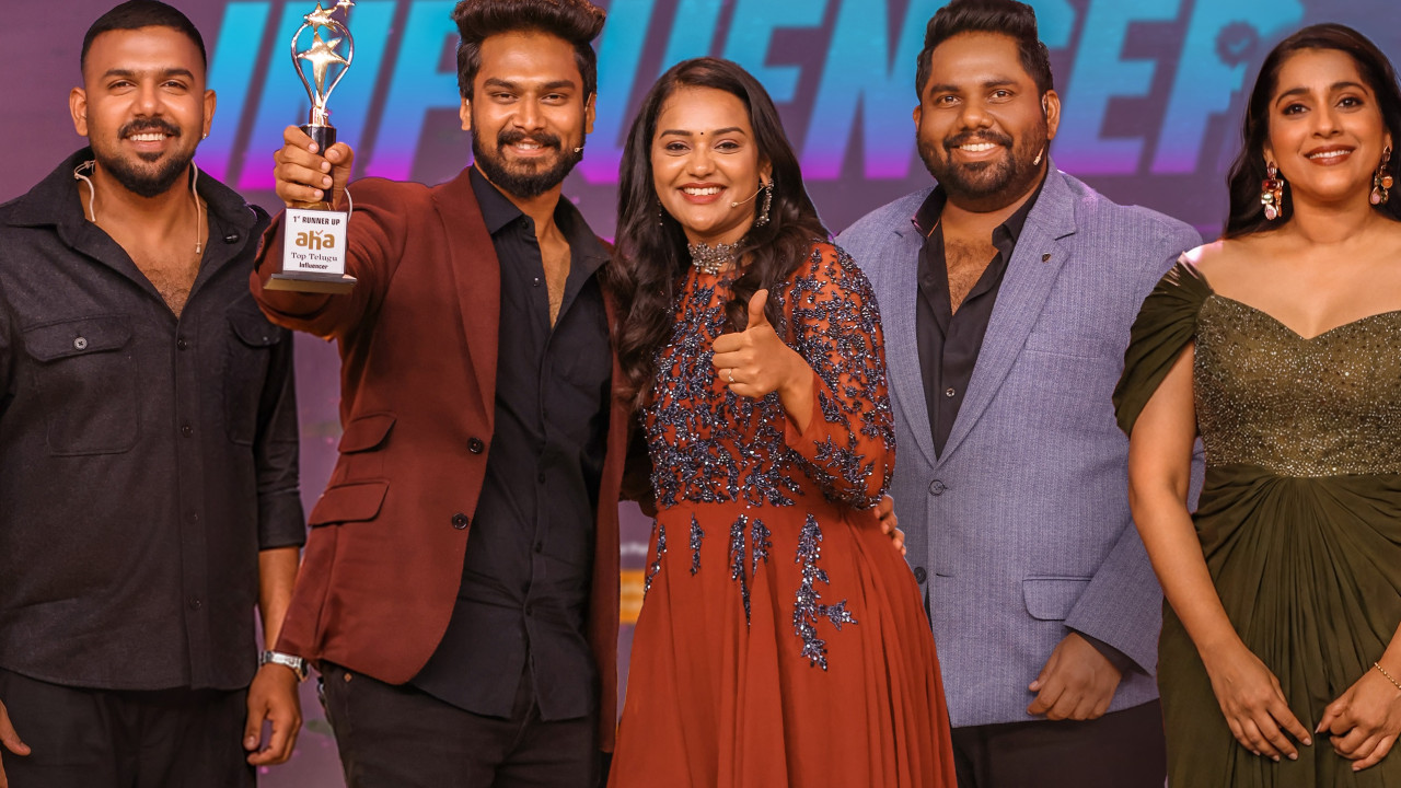 Gowtham Crowned Winner of aha’s Top Telugu Influencer at Star-Studded Fan Party Finale