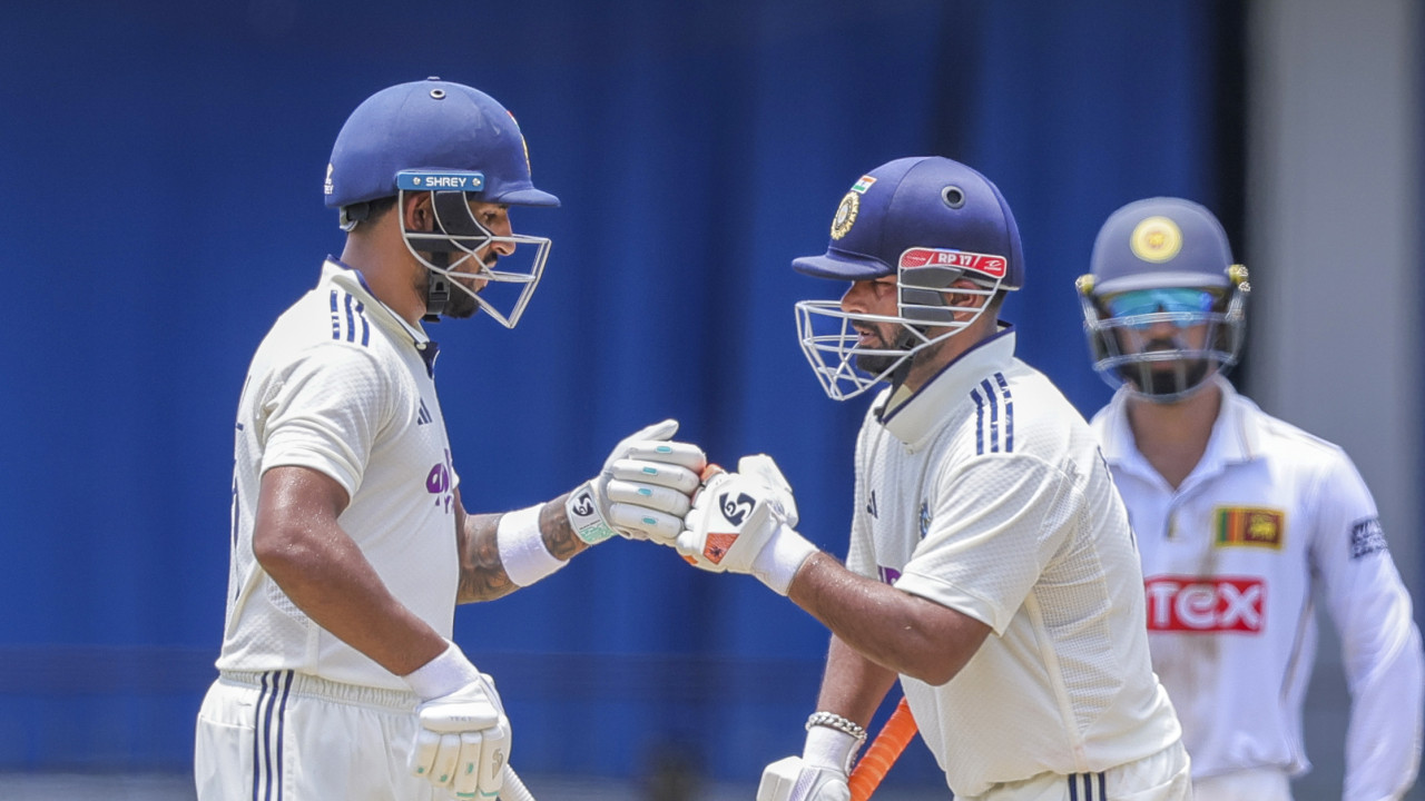 2nd Test: Pant, Jurel smash rollicking fifties, propel India to 419/6 against Sri Lanka