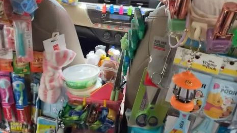 This Cab is a Mini Mall Everything is Free Innovative Idea by Taxi Driver