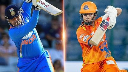 Aryavir Sehwag shines in DPL with batting style like father Virender Sehwag