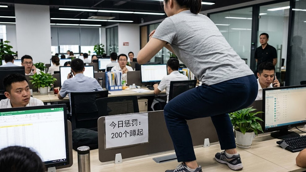 Company forced female employee to do 200 squats for not completing target