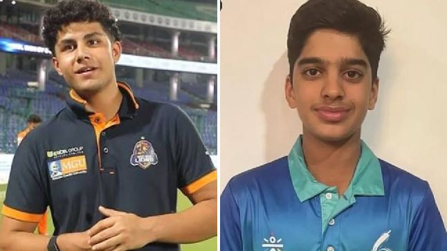 Aryaveer Sehwag and Anvay Dravid selected for India Under-19 team following their fathers footsteps