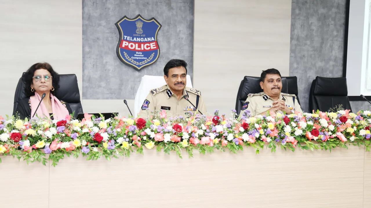 How much has crime increased in Telangana in three years