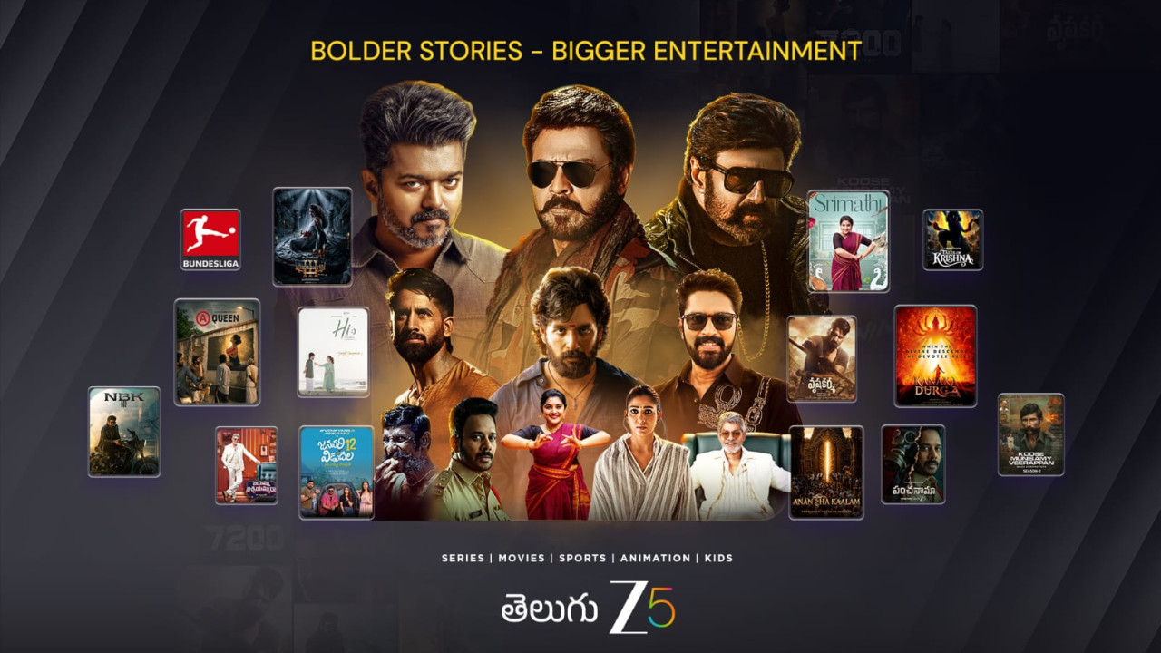 ZEE5 aggressive in Telugu OTT with huge movies and originals content festival