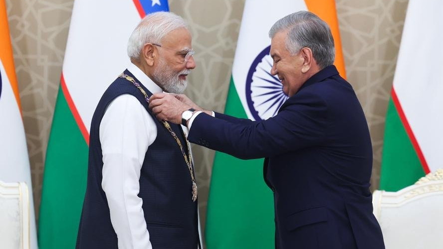 Uzbekistan confers its highest civilian award on Prime Minister Modi