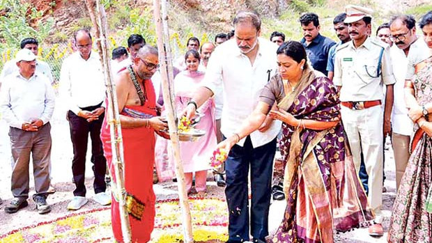 Nagababu criticizes previous government for cutting trees instead of planting them