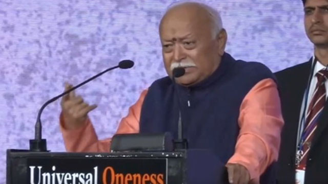 Mohan Bhagwat says loyalty to Karma Bhoomi but do not forget Janma Bhoomi