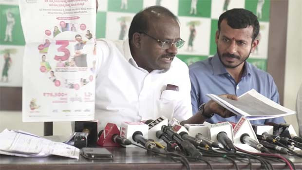 HD Kumaraswamy challenges Rahul Gandhi to visit Bengaluru and talk to victims