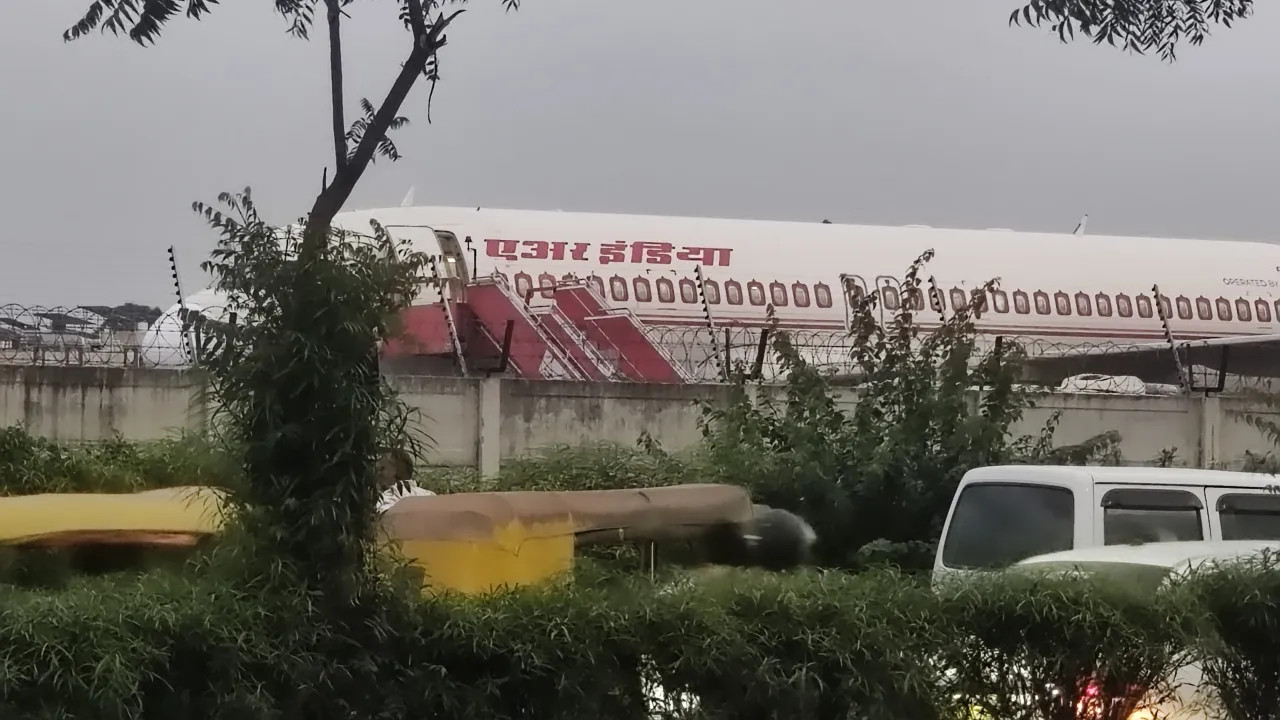 Air India Express flight bomb threat emergency landing in Ahmedabad