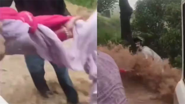 Humanity overflows in Himachal as bride saves life with chunni see video