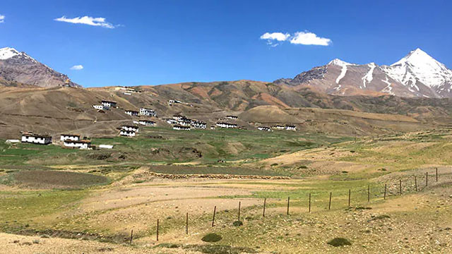 Komic Village Indian village at the edge of the sky hard life at 15000 feet