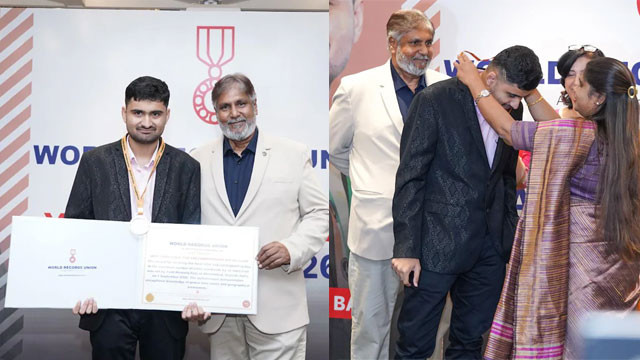 Yash Hemang Bakshi sets world record by calculating time of 120 countries in 5 minutes
