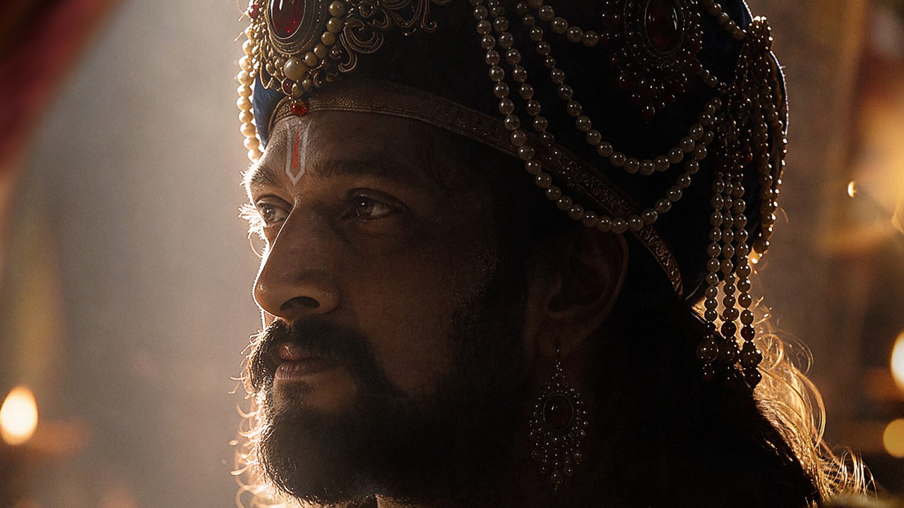 Kiccha Sudeep as Sri Krishnadevaraya in People Media Factory grand film Devaraya