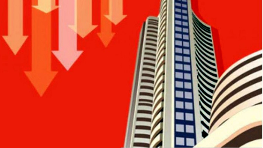 Stock markets in losses for third day Sensex falls 373 points