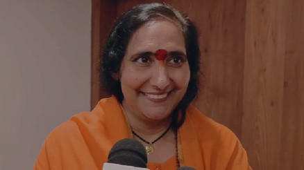 Sadhvi Rithambara says India should be declared a Hindu Rashtra