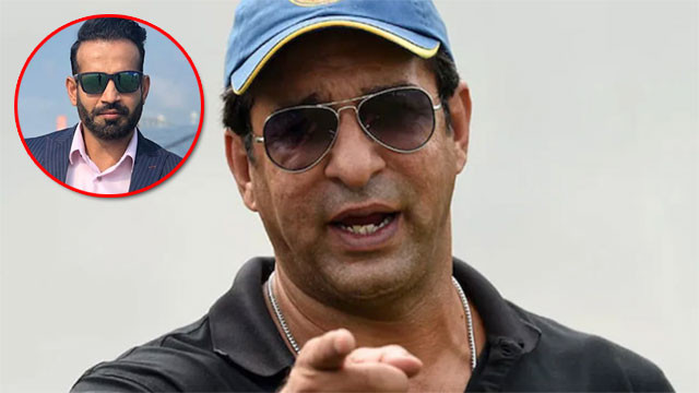 Wasim Akram expresses dissatisfaction with former Indian all-rounder Irfan Pathan over tweets