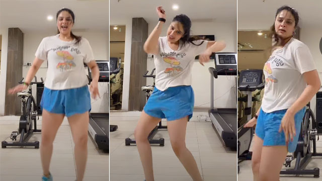 Srimukhi rocks Yeshanagula Kattameeda trend with mass dance steps in viral video