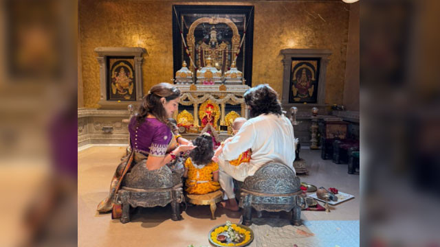 Ram Charan family celebrates Sri Krishna Janmashtami with adorable Krishna and Radhas