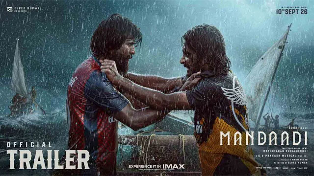 Suhas as villain and Soori as hero Mandadi trailer creates buzz