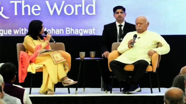 Mohan Bhagwat says our work is based on love not hatred in London
