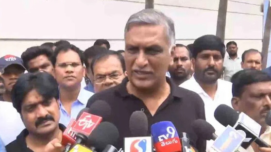 Harish Rao says those who pulled woman MLAs saree will not be spared