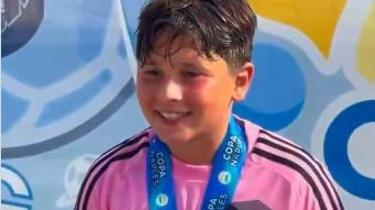 Mateo Messi wins trophy at age 11 with Inter Miami Academy