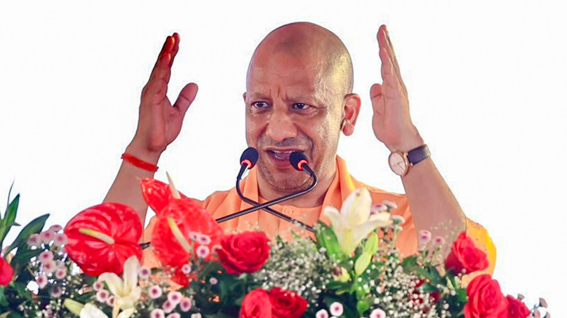 Yogi Adityanath receives grand welcome in Nellore