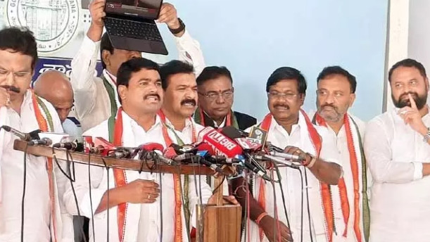 Tata Madhu BRS MLC derogatory remarks on Speaker spark Congress outrage