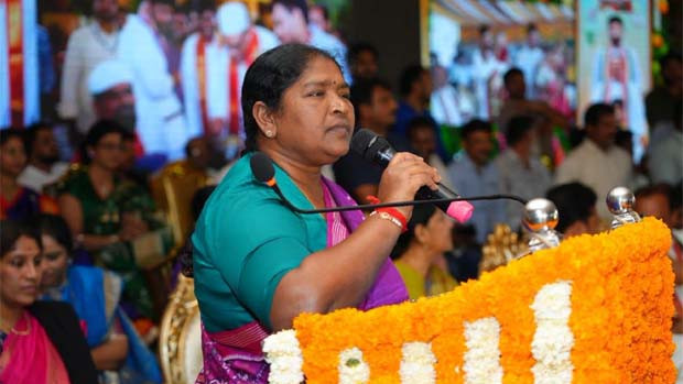 Minister Seethakka good news for Sarpanches new bill soon